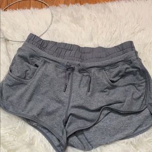 Gray lululemon shorts
